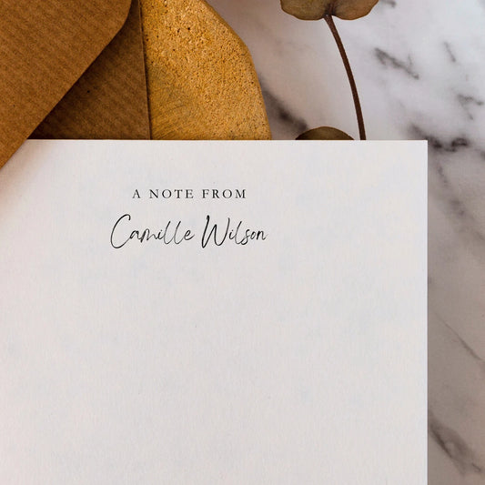 Personalized Monogram Stationery | Notecards Canada