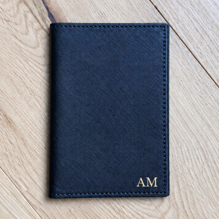Custom Monogram Passport Holder | Personalized Hot Stamped Passport Holder