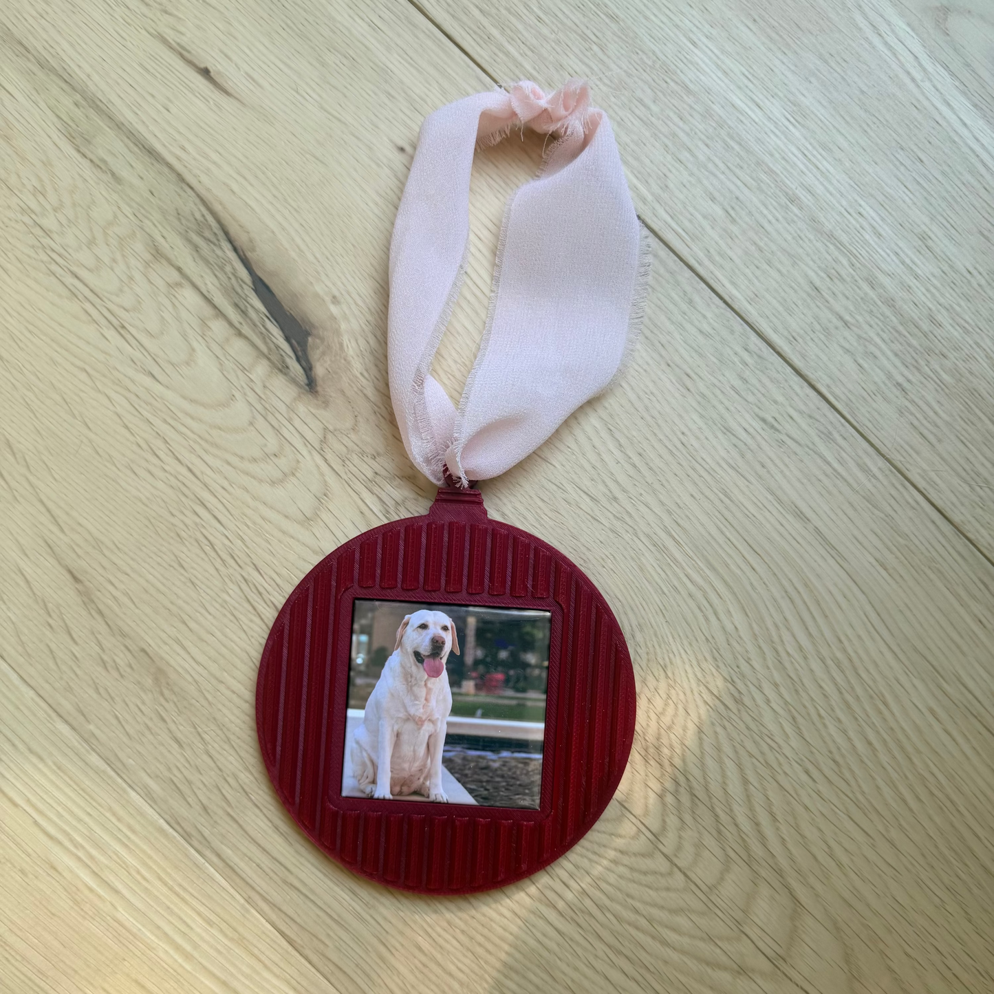 Christmas Photo Ornament Bundle | Frame + Custom 2x2 Photo Magnet