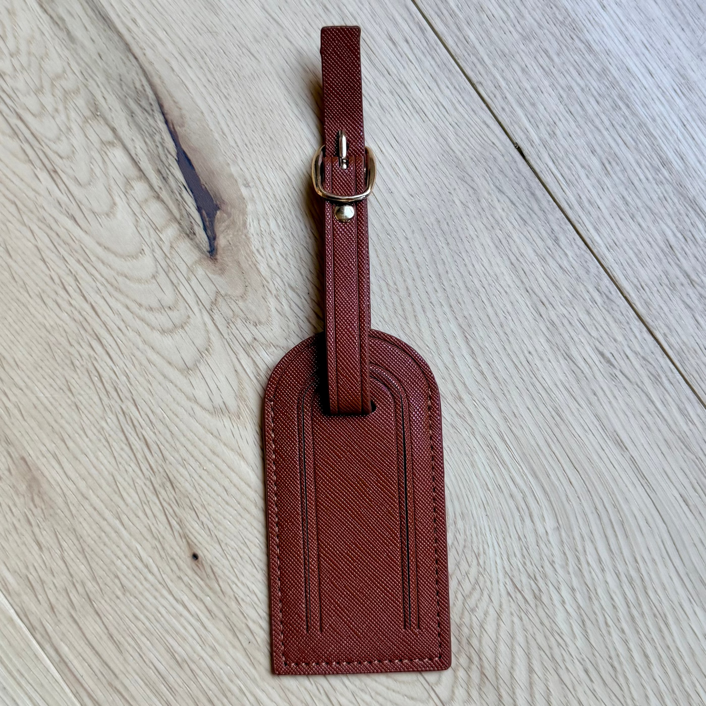 Custom Monogram Luggage Tag | Personalized Hot Stamped Travel Tag