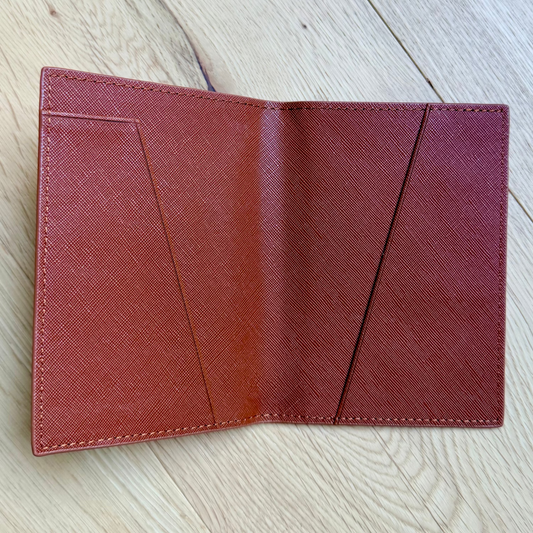 Custom Monogram Passport Holder | Personalized Hot Stamped Passport Holder
